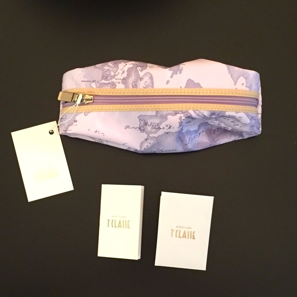 💜New Alviero Martini 1^Classe Accessories Bag - Picture 1 of 9